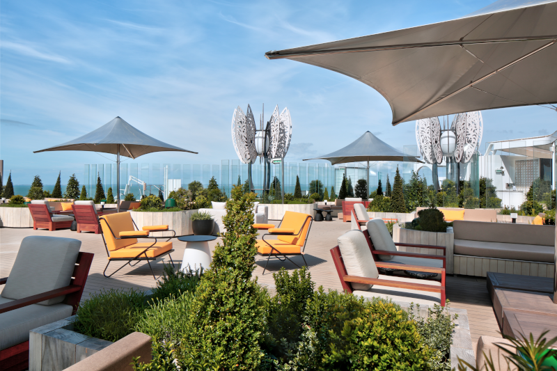 Sunset Happy Hour on the Rooftop Garden with SHEA DOOLIN & DJ REBEL RO cel by rooftop garden 4